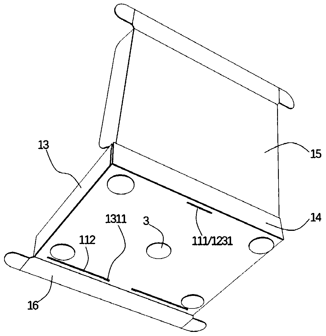 Integrated on-table easel capable of carrying drawing tools
