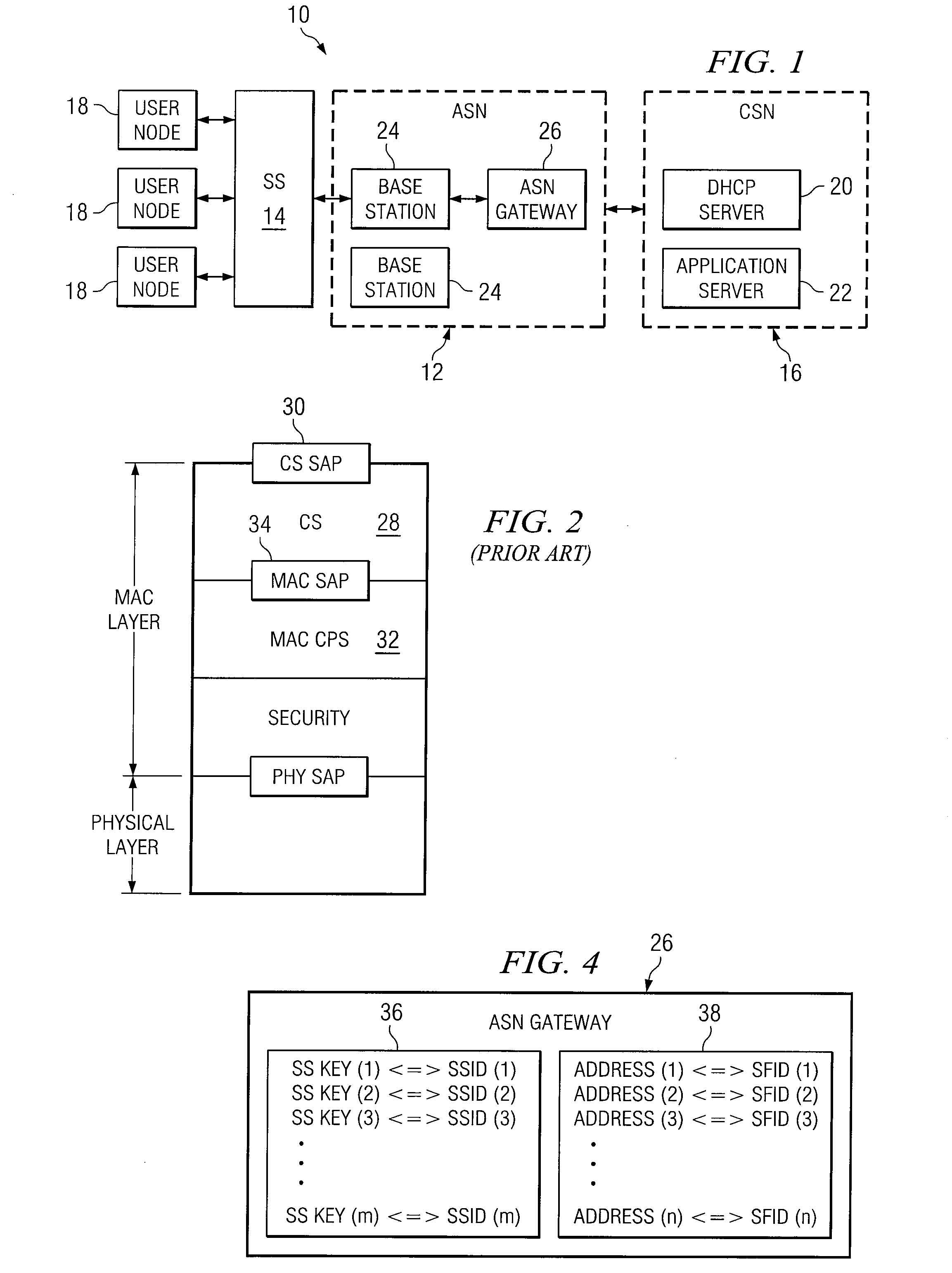 System and method for communicating with a network node behind a subscriber station with an IP convergence sub-layer