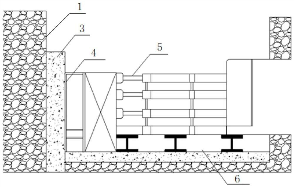 Construction method for tunnel drainage ditch