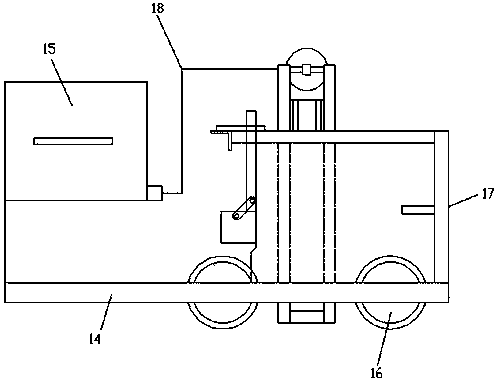 Integral hydraulic rail clamping device