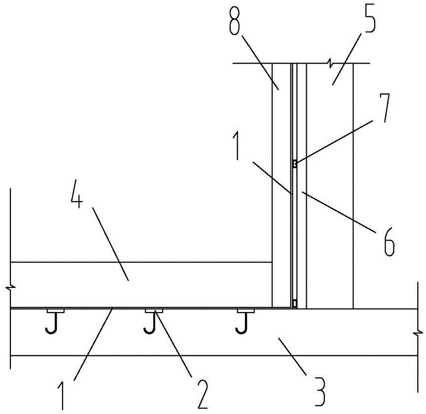 Electromagnetic radiation integral shielding structure for large space