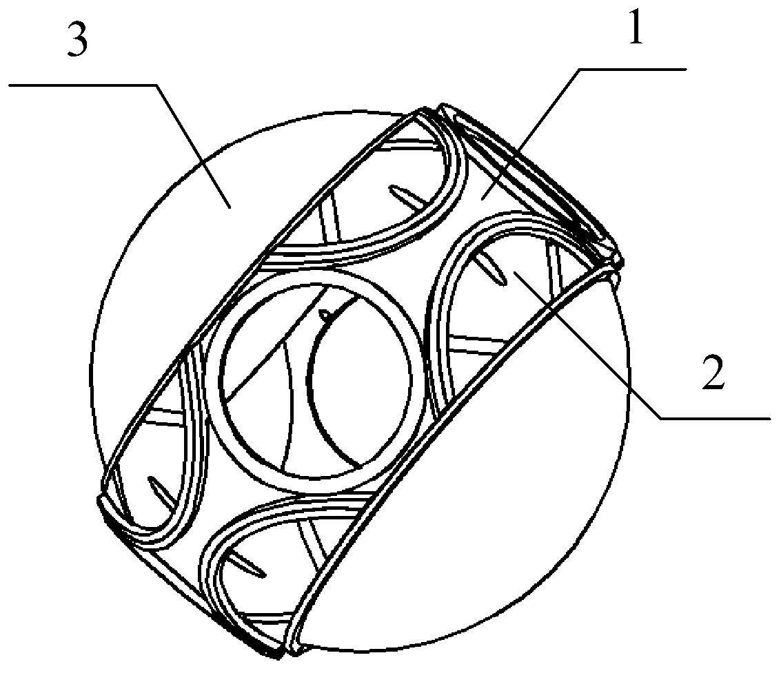 A Combined Spherical Frame for Inertially Stabilized Platforms