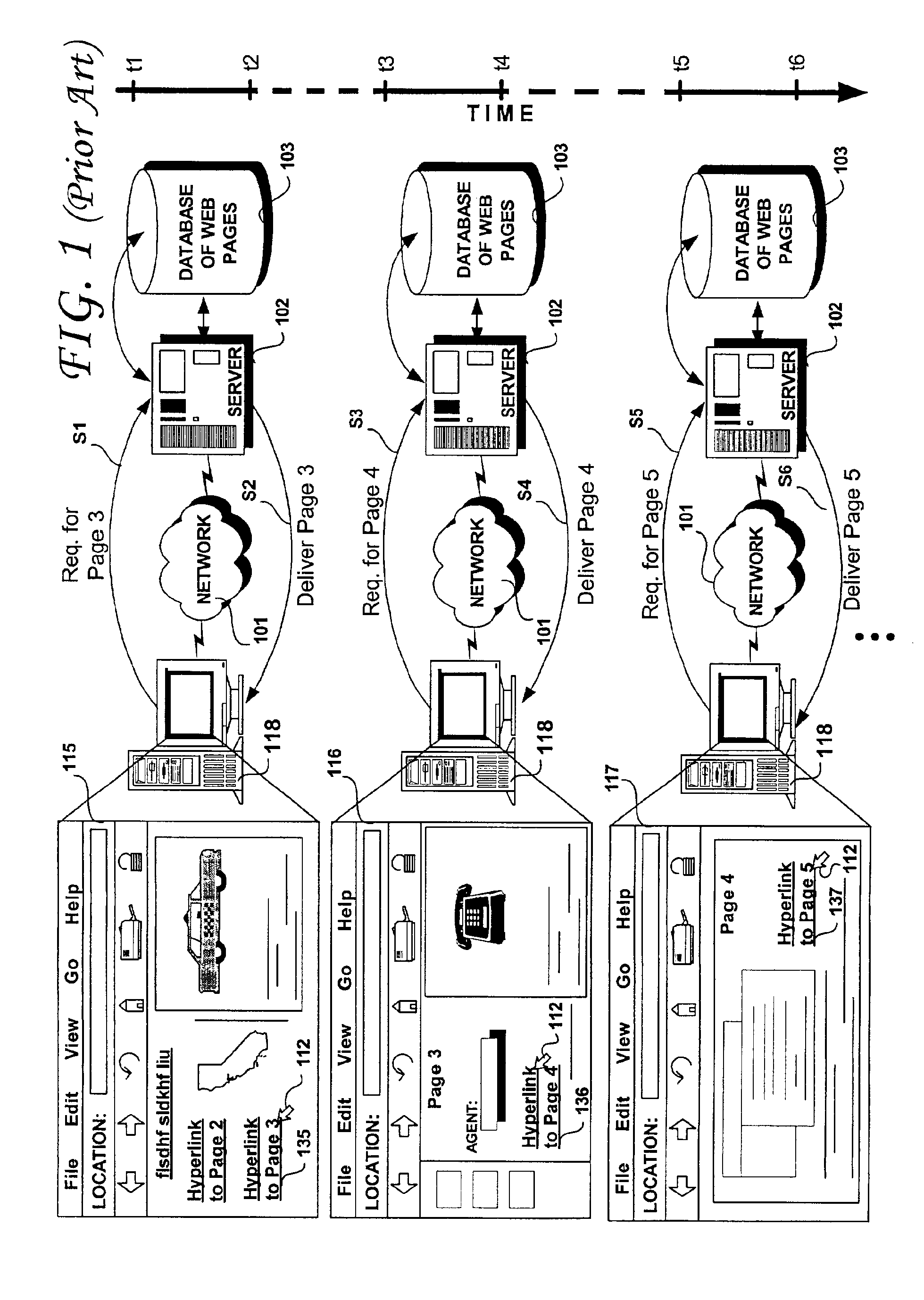 Methods and systems for preemptive and predictive page caching for improved site navigation