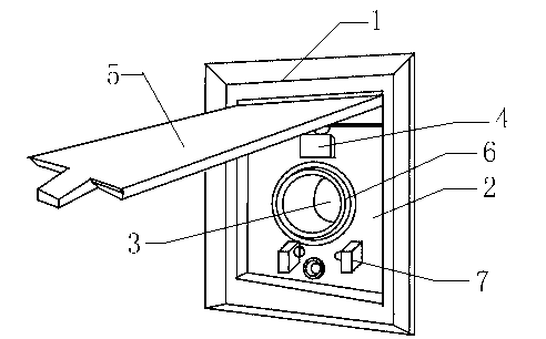 Central dust collector connector device for single-family wooden house
