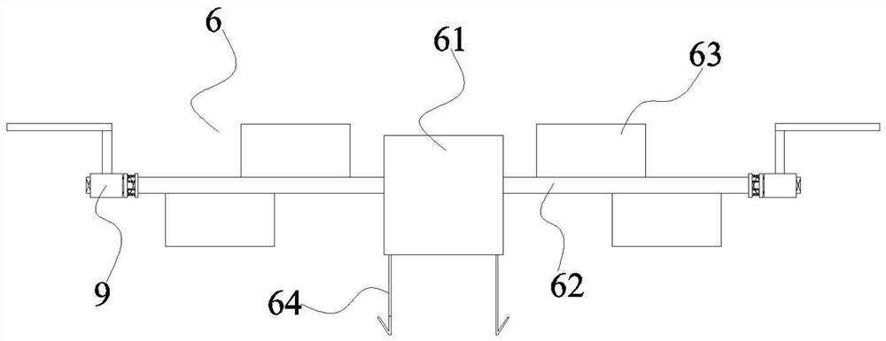 Low-vibration epoxy floor paint stirring device for indoor construction