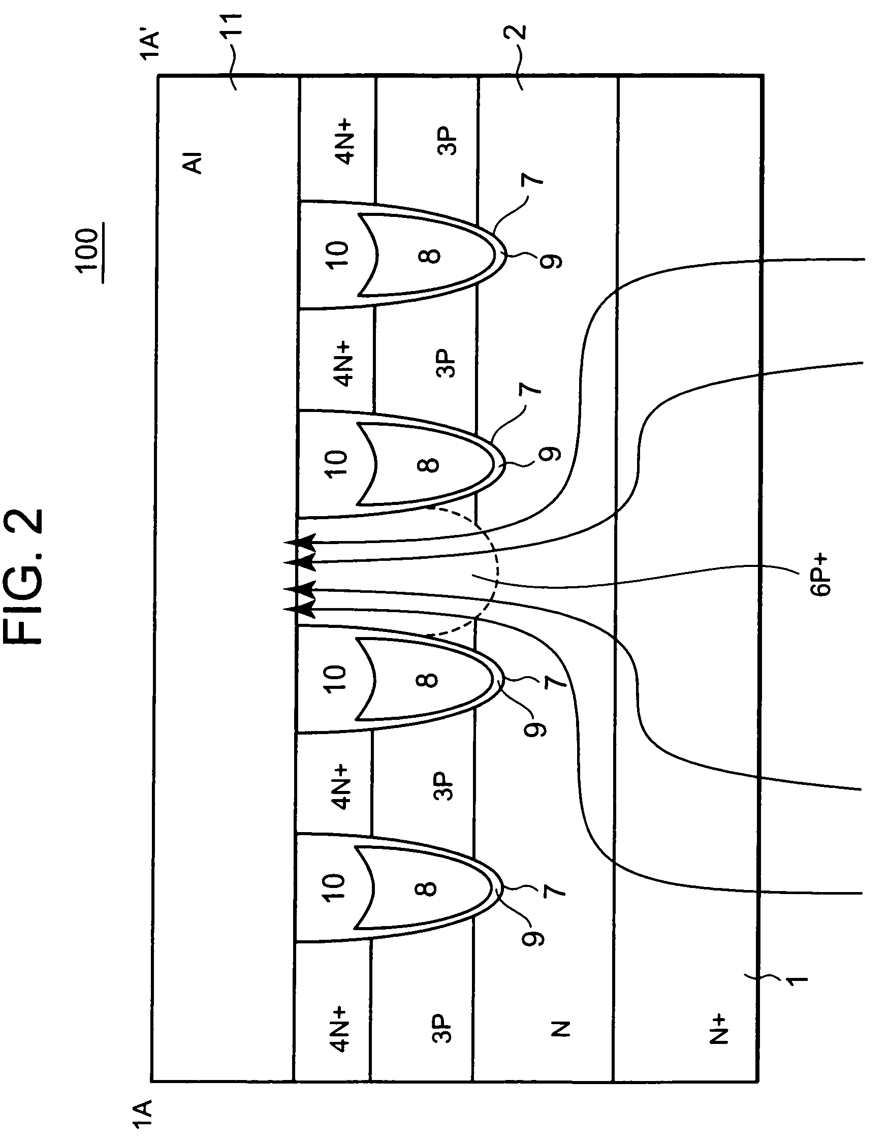 Semiconductor device having trench gate structure