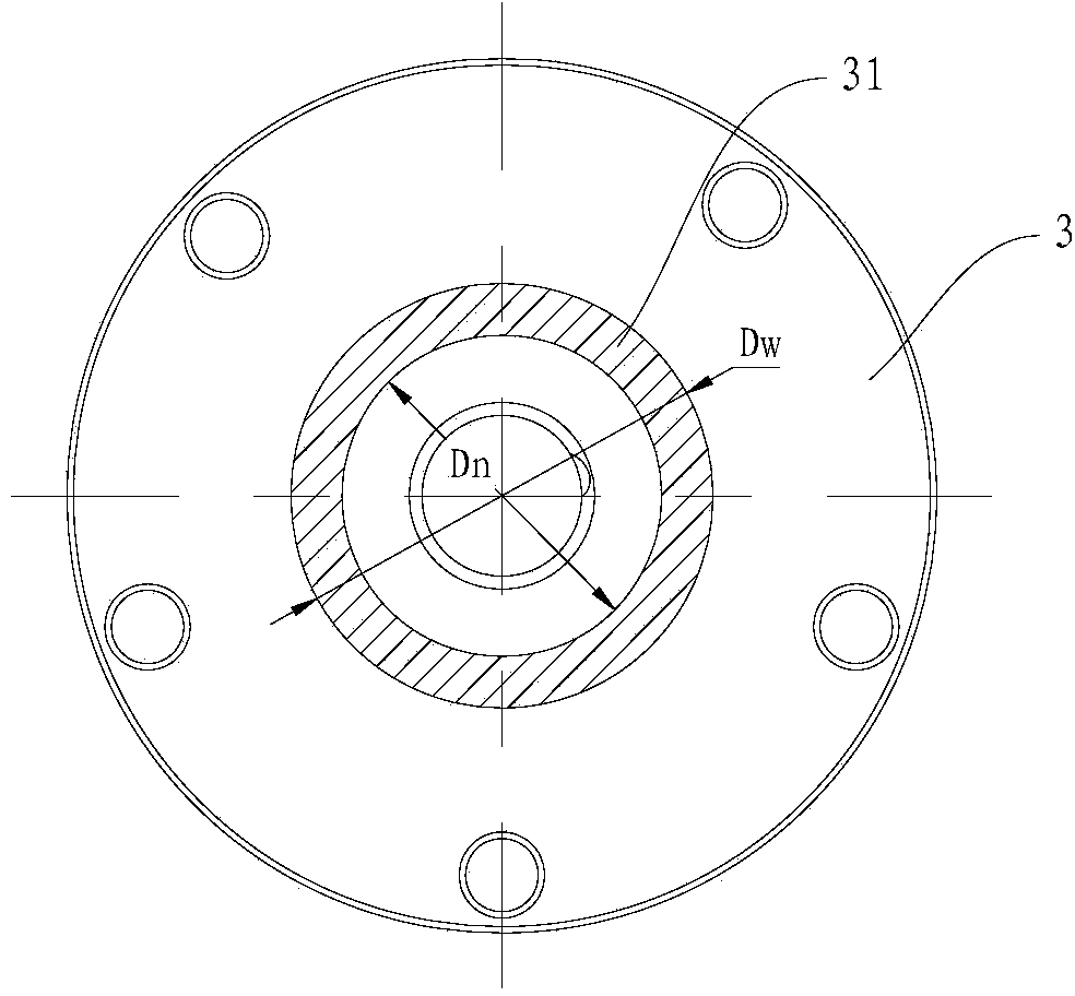 Compression pump body of rotary compressor