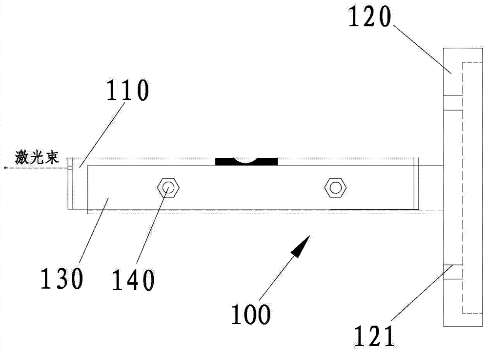 Gear box centering based laser centering tool of ship shaft system and centering mounting method