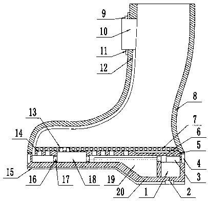 A kind of multifunctional insulation boots with alarm device and warning device