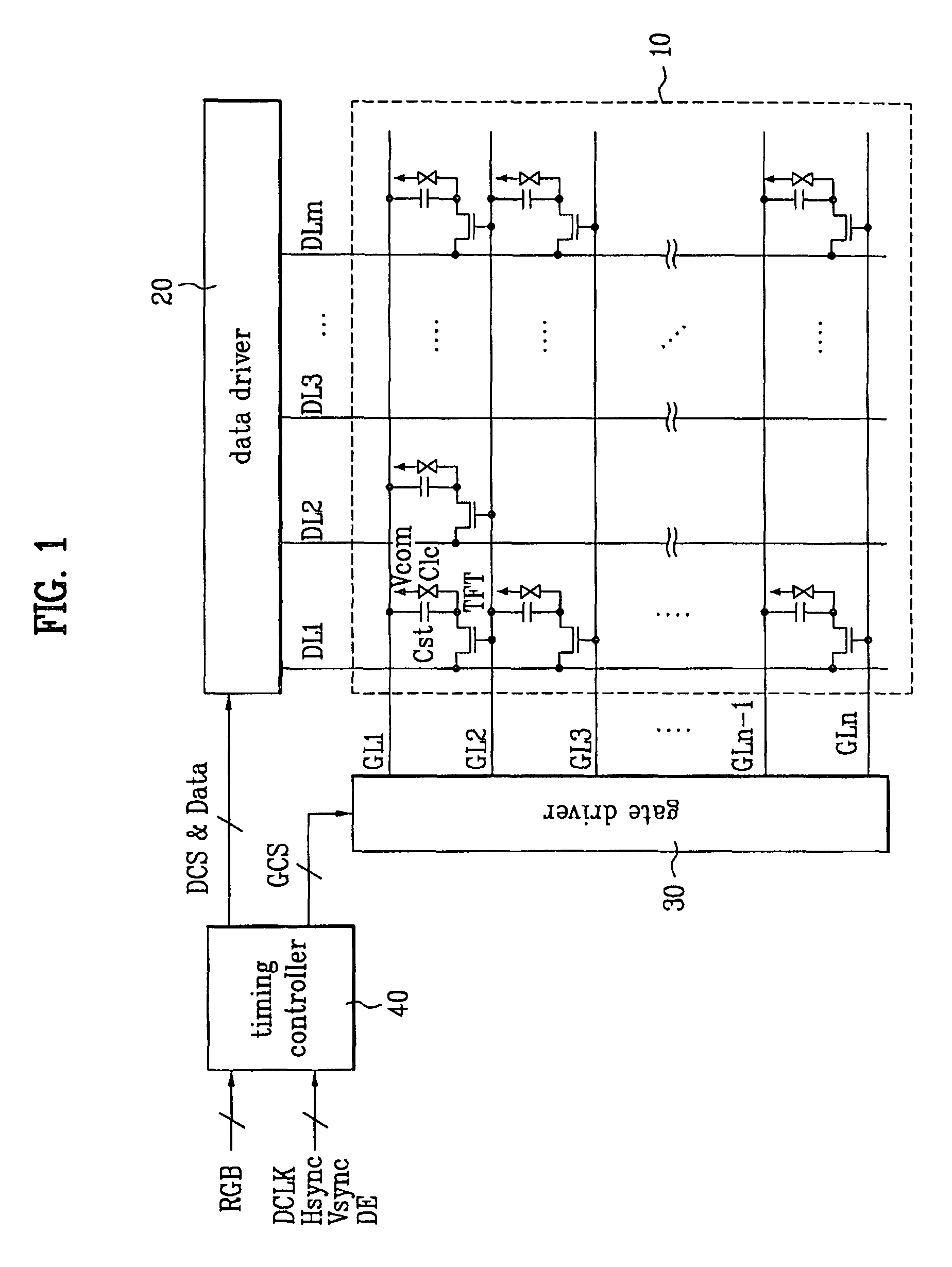 Gate driving apparatus for preventing distortion of gate start pulse and image display device using the same and driving method thereof