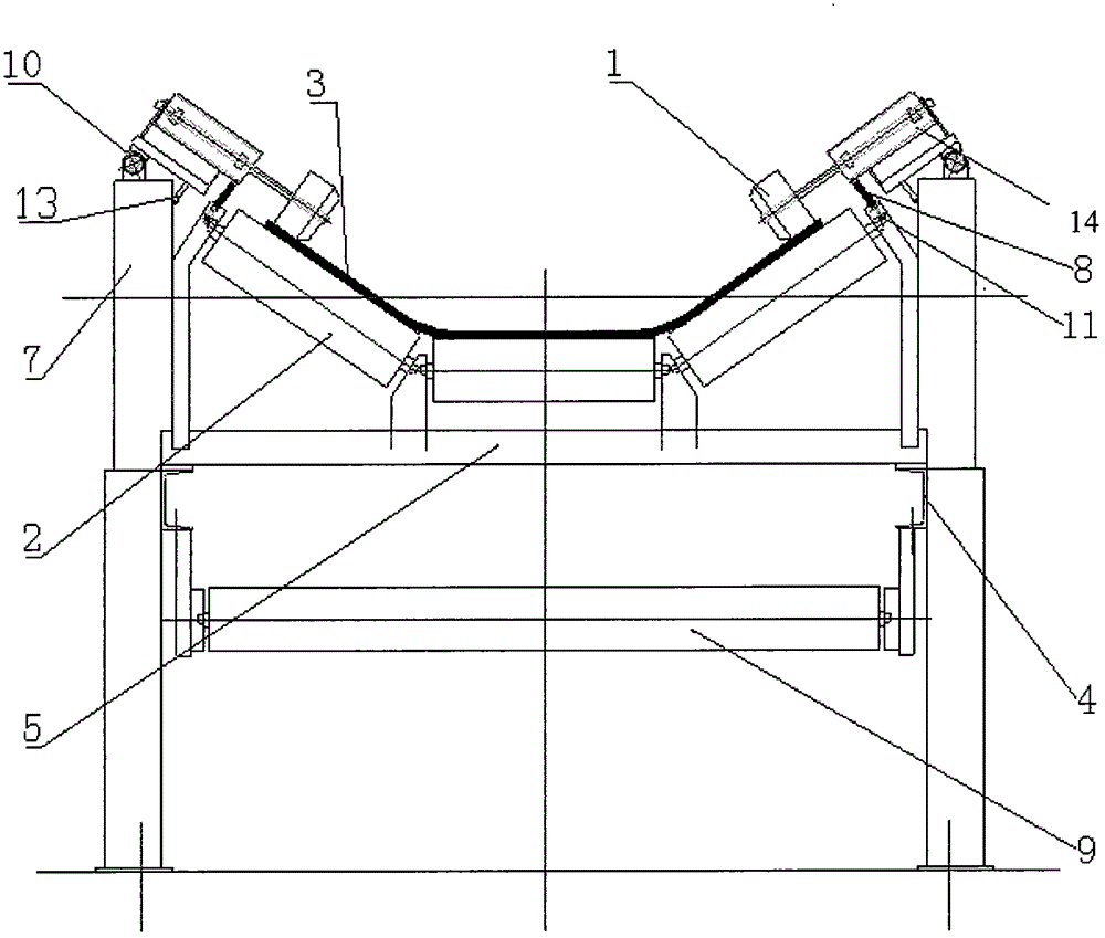 A multi-power entrainment drive belt conveyor