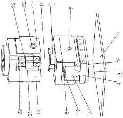 Grinding head mechanism of full-automatic grinding machine