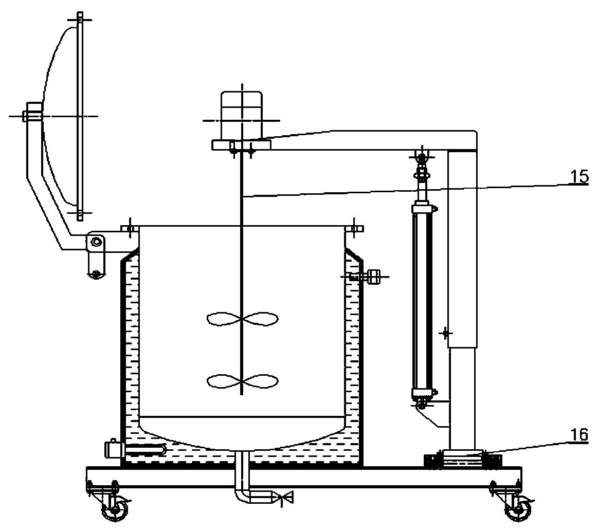 Conveying device of high-solid-content high-viscosity material and using method