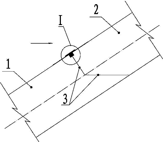 Water stopping construction method for horizontal seam of face rock-fill dam panel