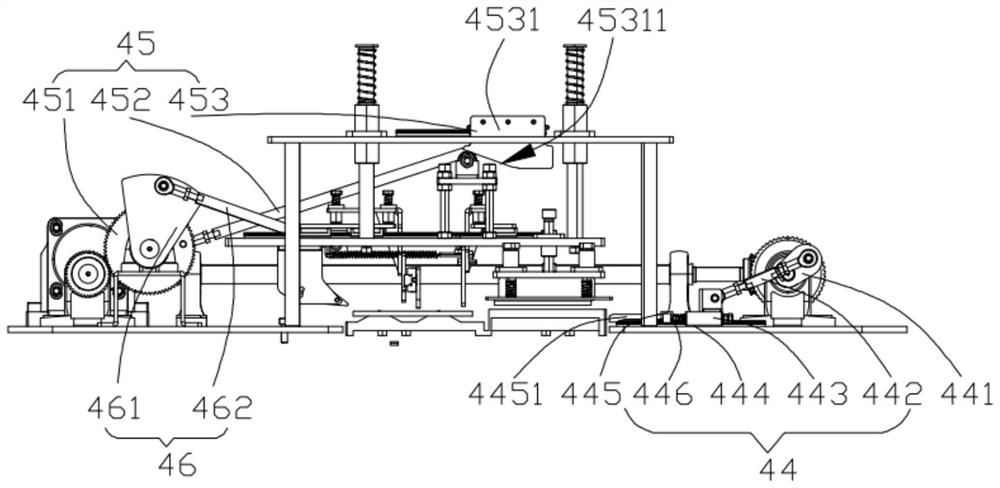 A food labeling assembly line