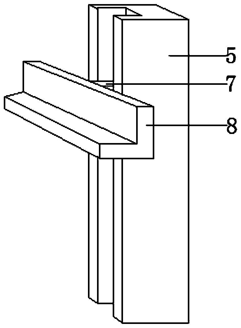 Shock insulation support mounting and positioning rack