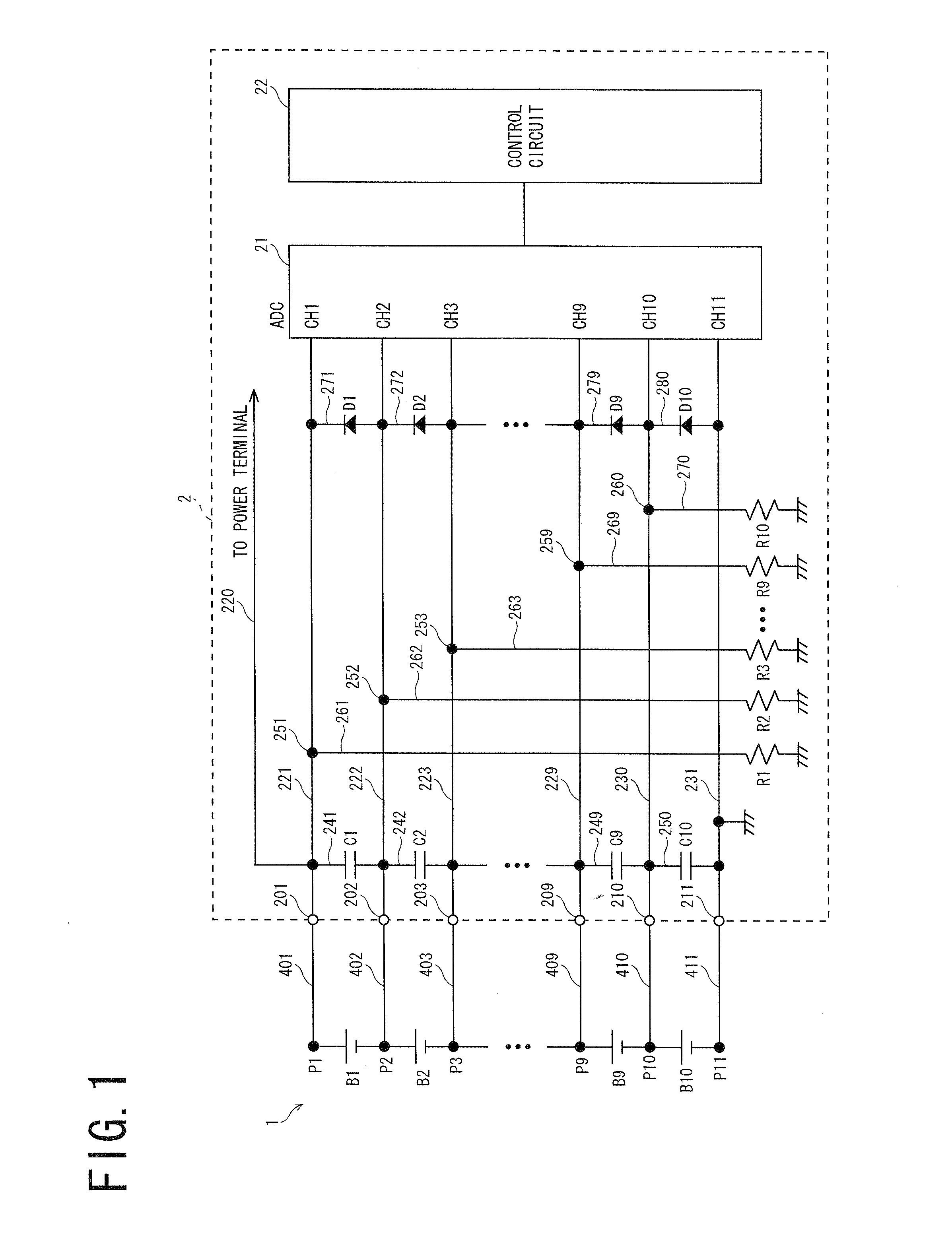 Voltage Detecting Device Of Assembled Battery And Assembled Battery System Comprising Same