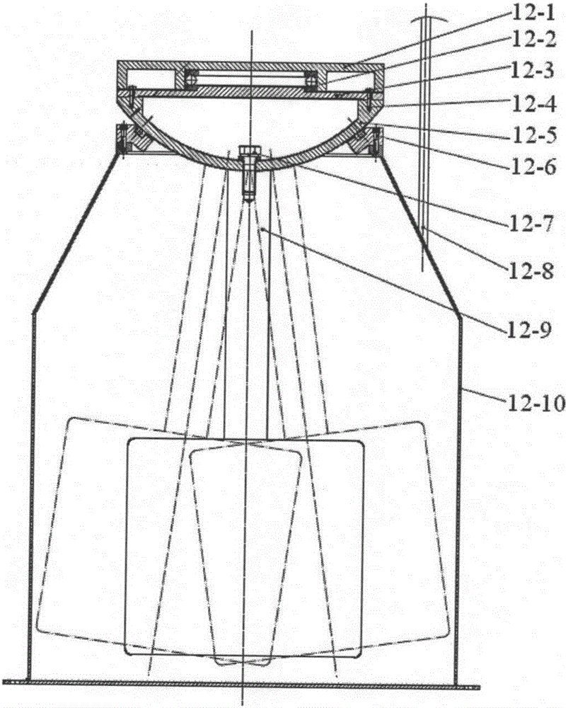 Boarding device for offshore wind power draught fan