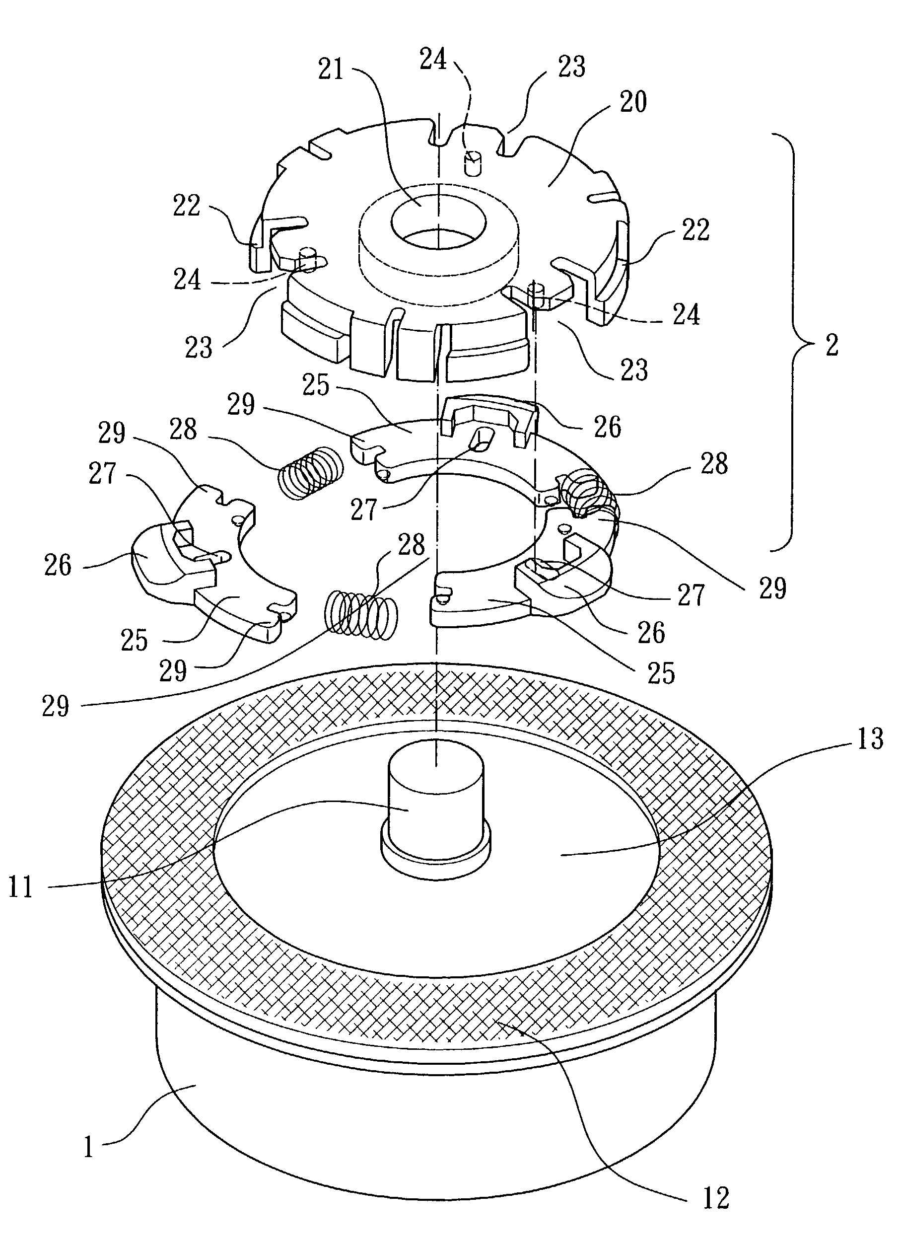 Holding device for an optical disk drive