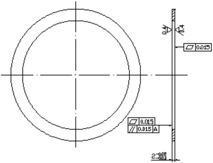 Machining method for stop ring