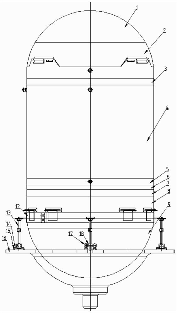 Electron beam welding method for lock butt joint of large-size thin-wall titanium alloy storage tank