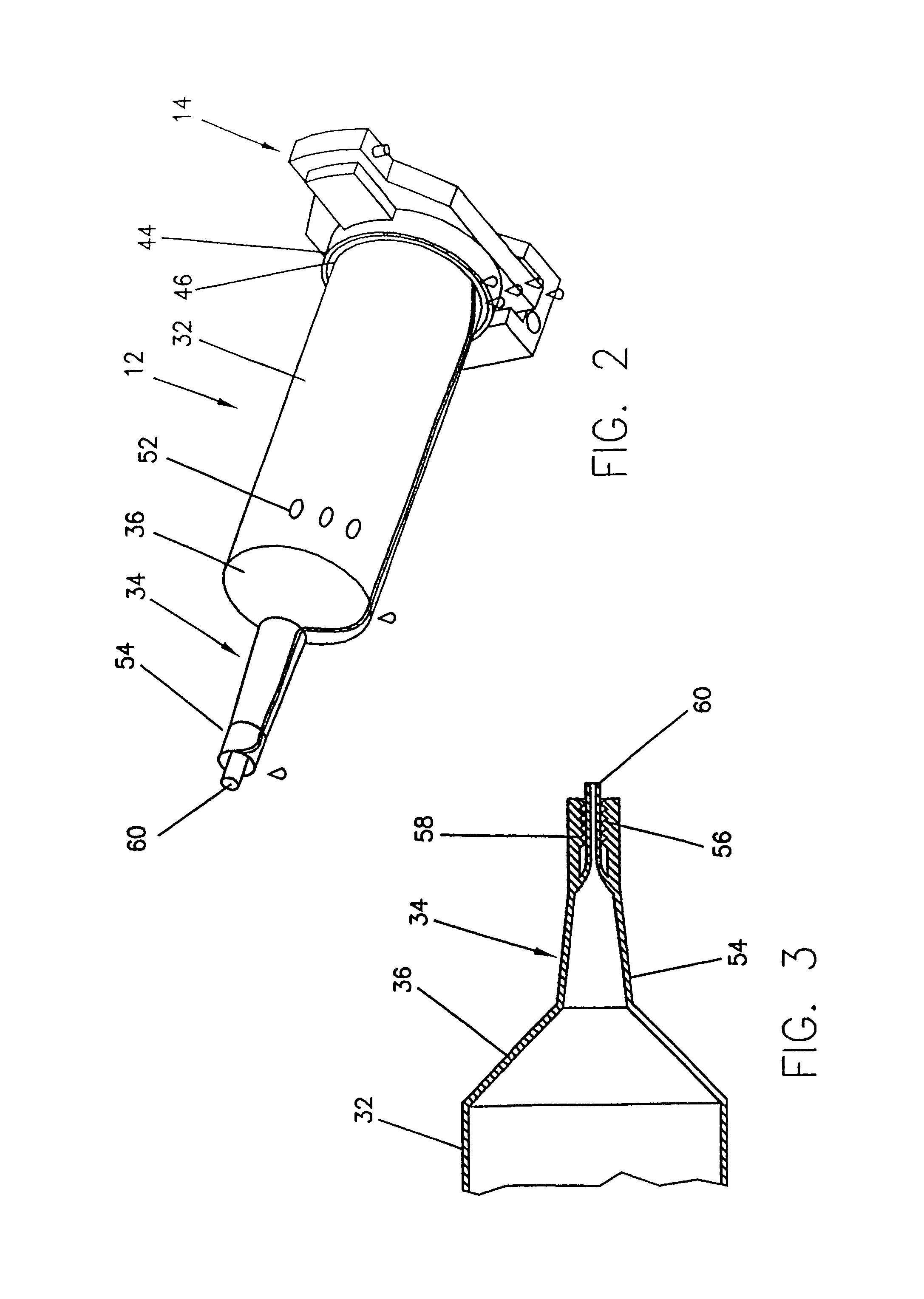 Front-loading syringe adapted to releasably engage a medical injector regardless of the orientation of the syringe with respect to the injector