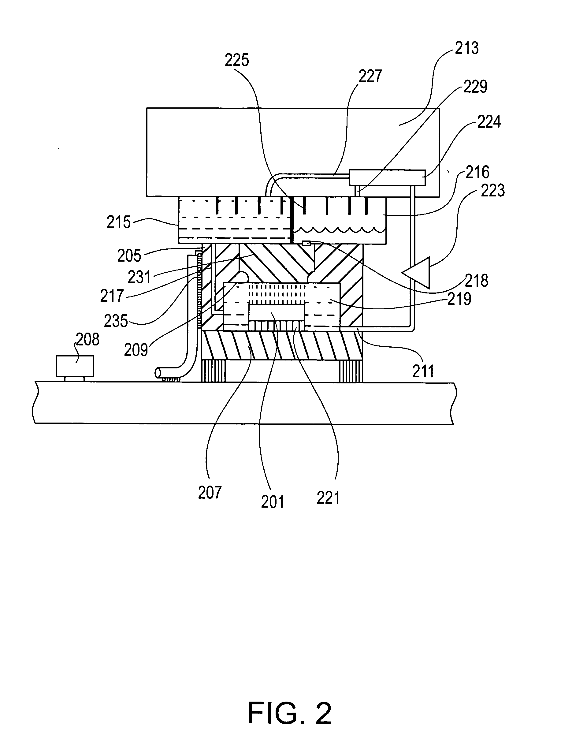 Two-fluid spray cooling system
