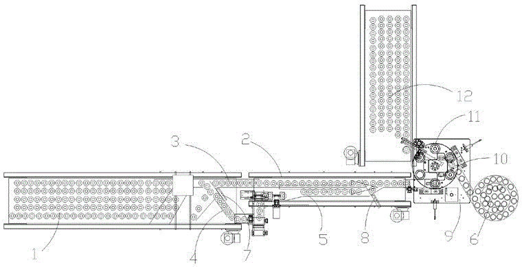 Automatic casing and packaging machine of thread seal tapes