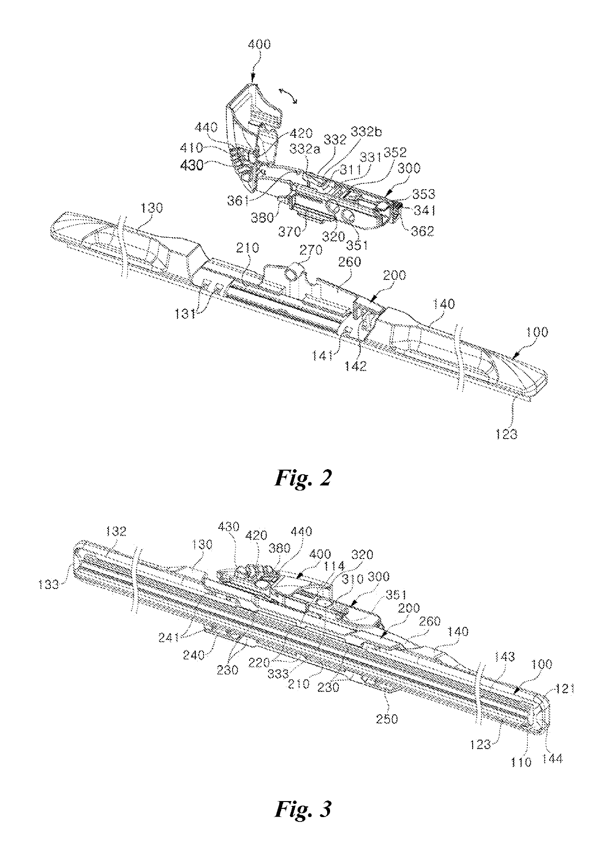 Device for connecting wiper blade to wiper arm