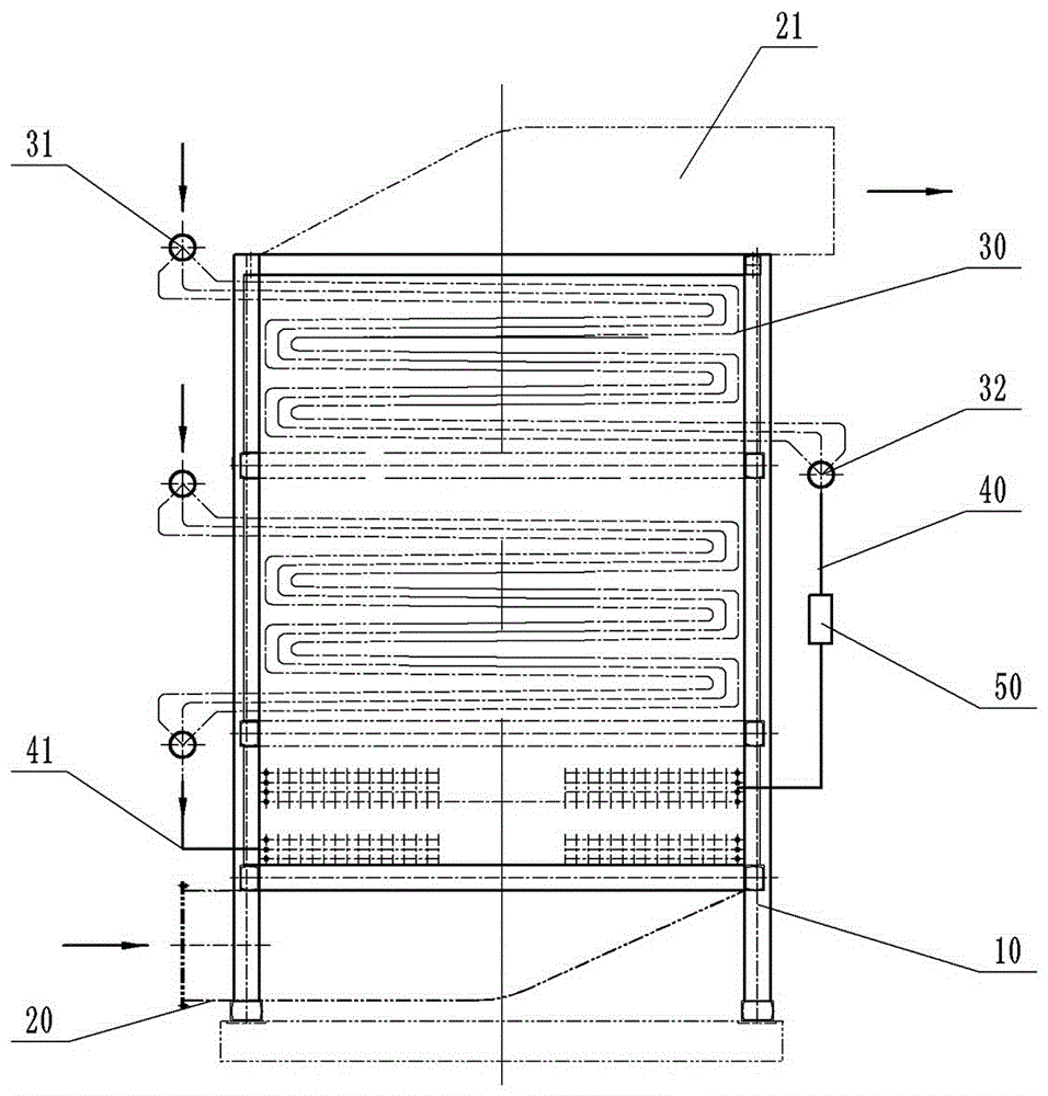 Steam air preheating system of waste incineration boiler