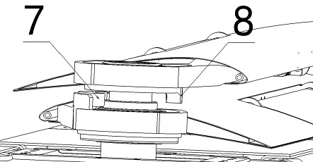 Airfoil unfolding mechanism and folding wing flight device