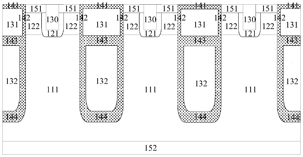 Separated gate VDMOS device with high channel density and manufacturing method thereof