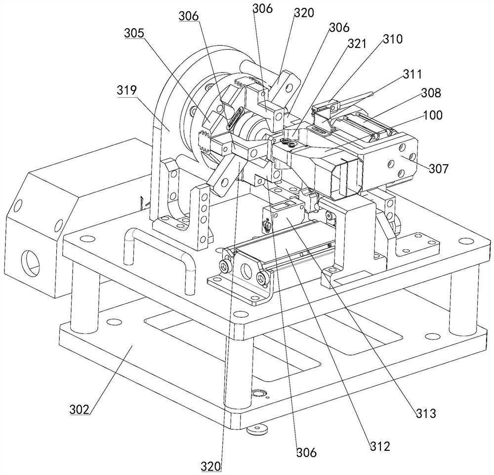 Radiation unit matching block assembling device and method