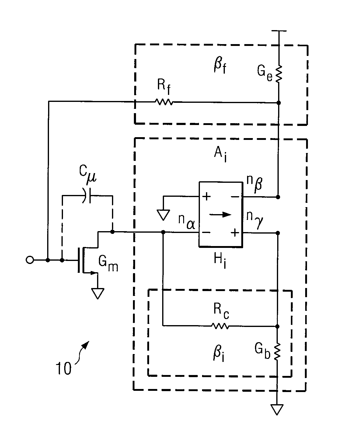 System and method for providing a configurable inductor less multi-stage low-noise amplifier