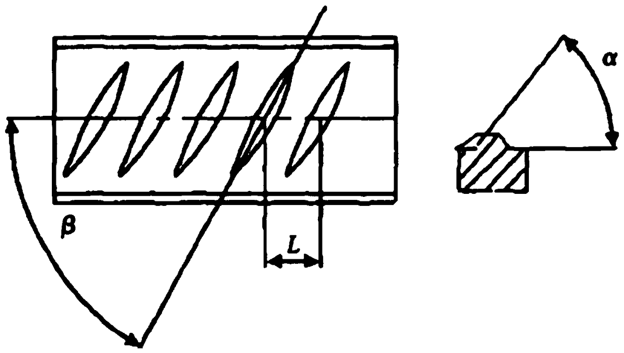 Process method for solving problem that notches of deformed steel bars are formed in threading process