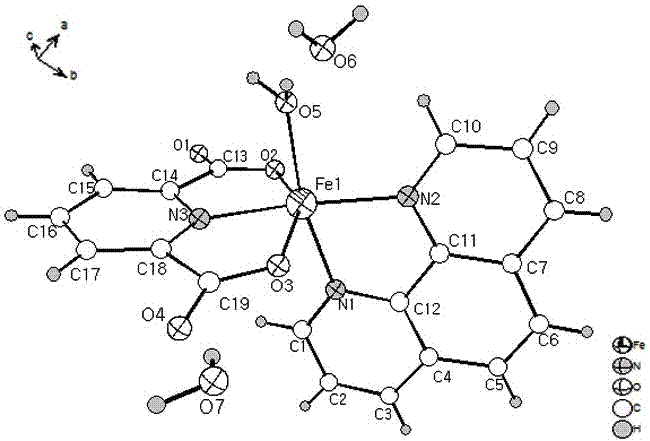 Iron-based coordination compound with anti-tumor activity