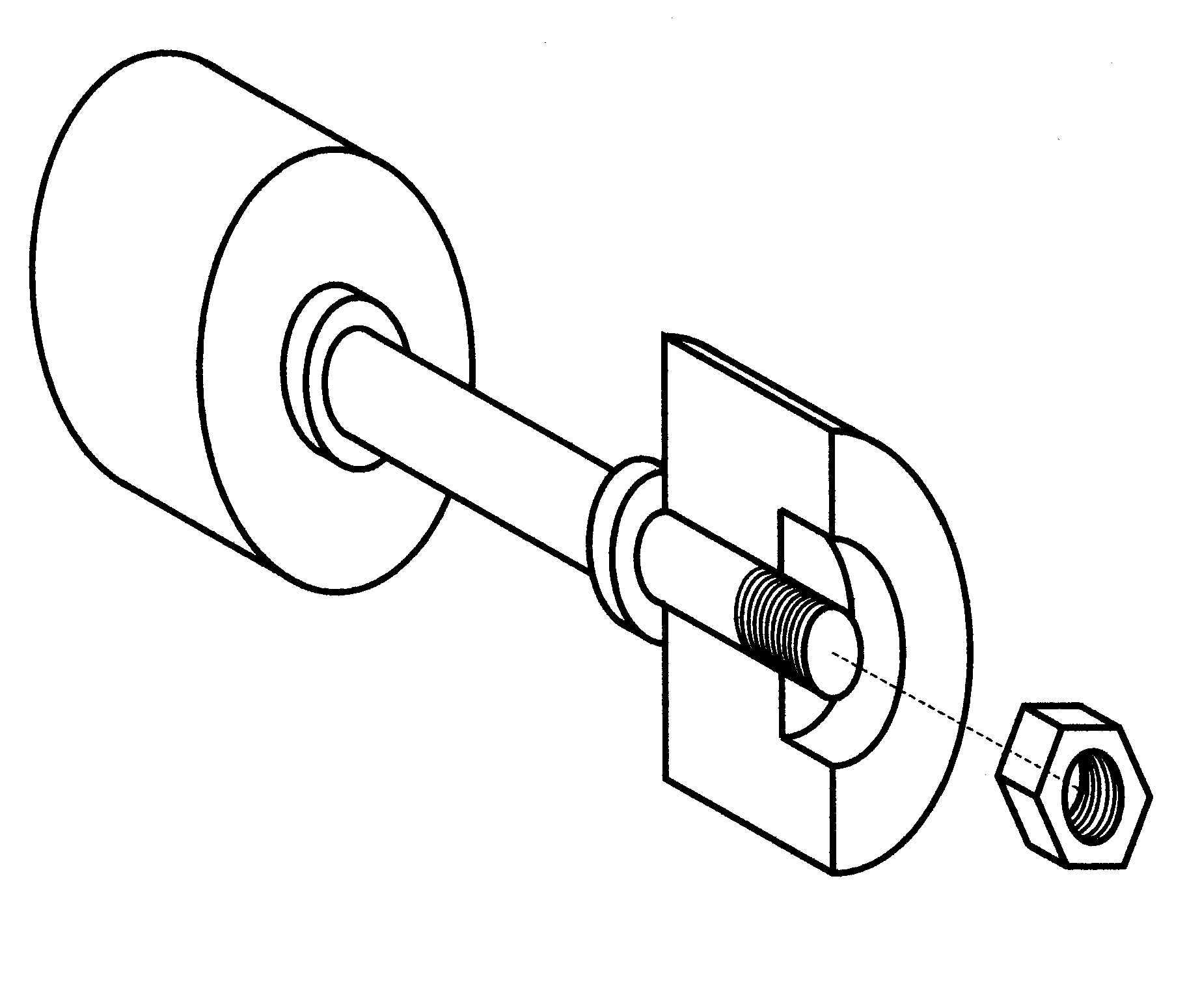 Apparatus for weight heads assembly used on dumbbells