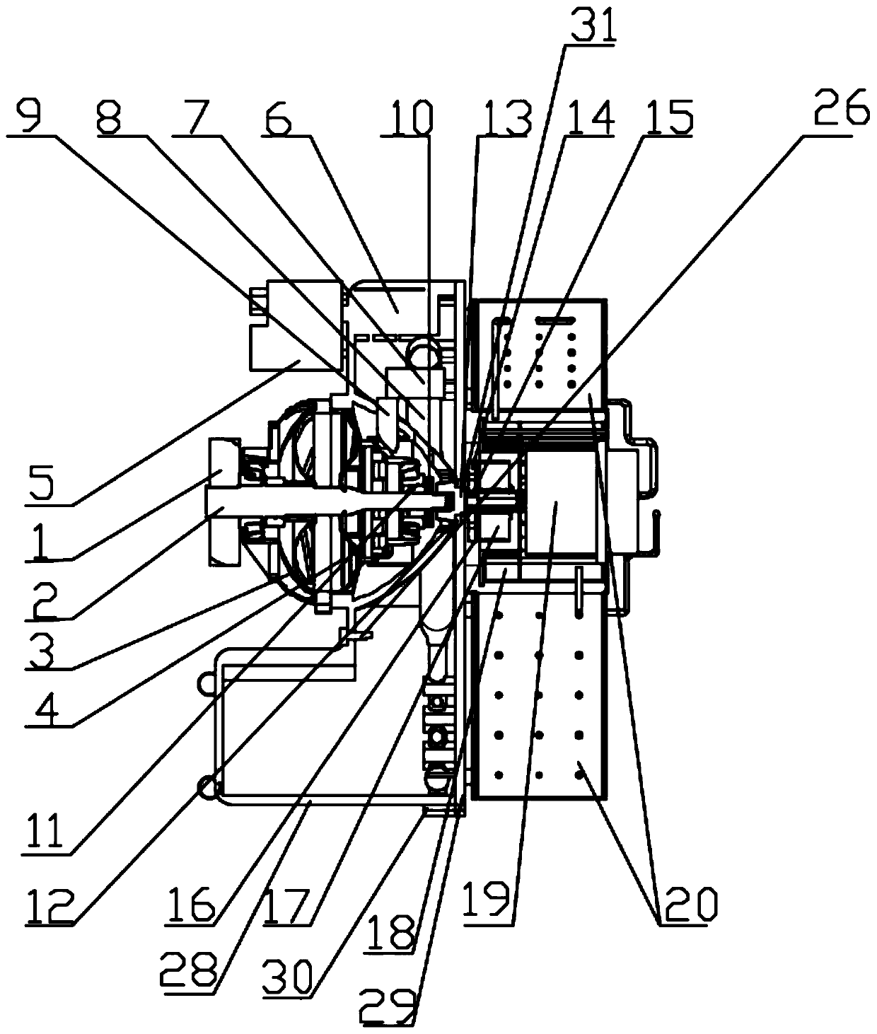 Temperature control system of hydraulic retarder