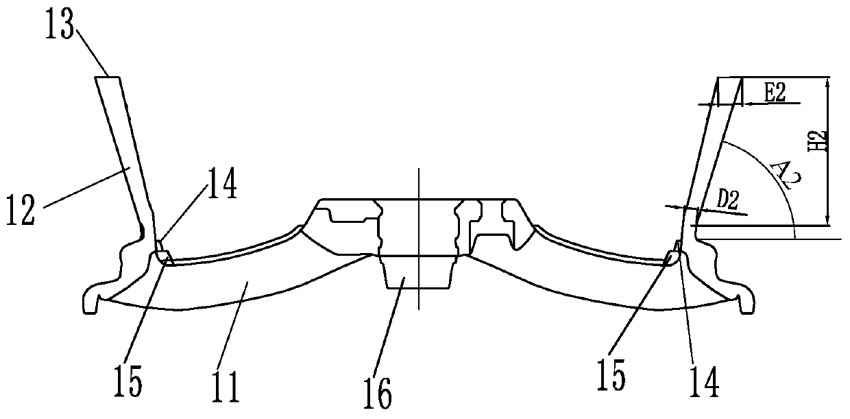 Spinning process for automobile aluminum alloy hub