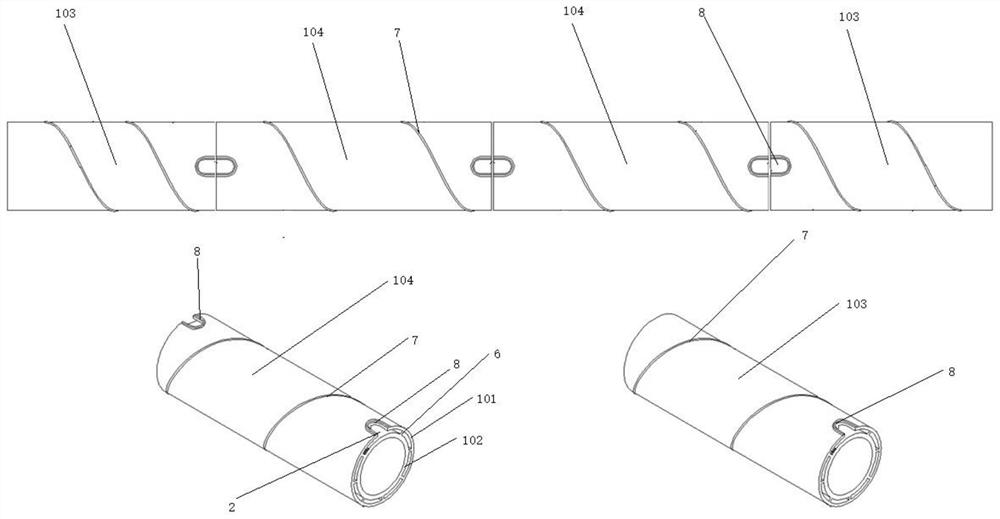 Novel cable sheath pipe embedded with lighting system and installation method