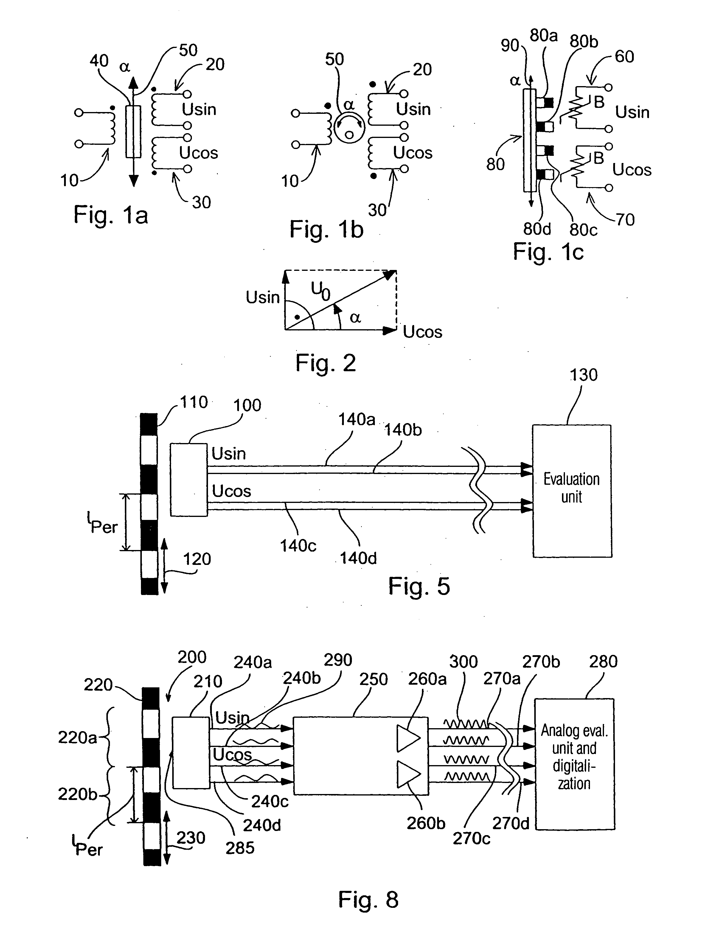 Method and device for preparing a sensor signal of a position sensor for transmission to an evaluation unit