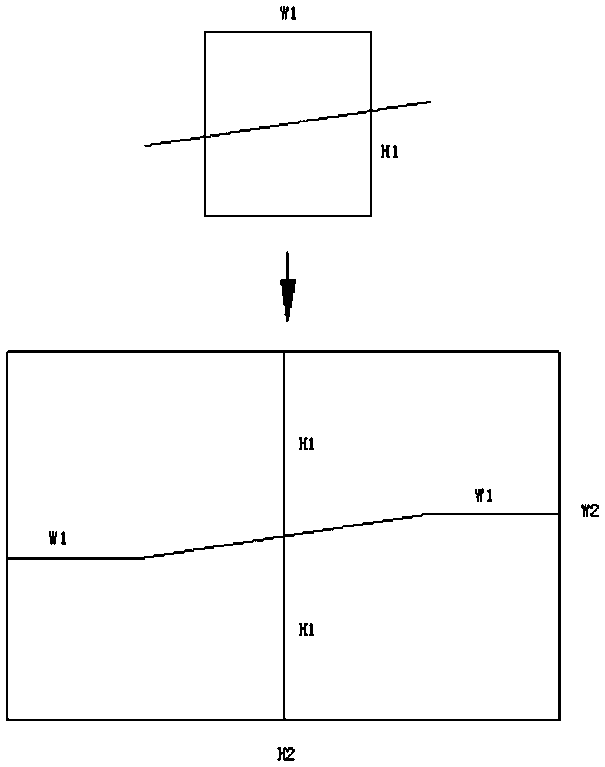 A system and method for detecting video moving objects crossing the line