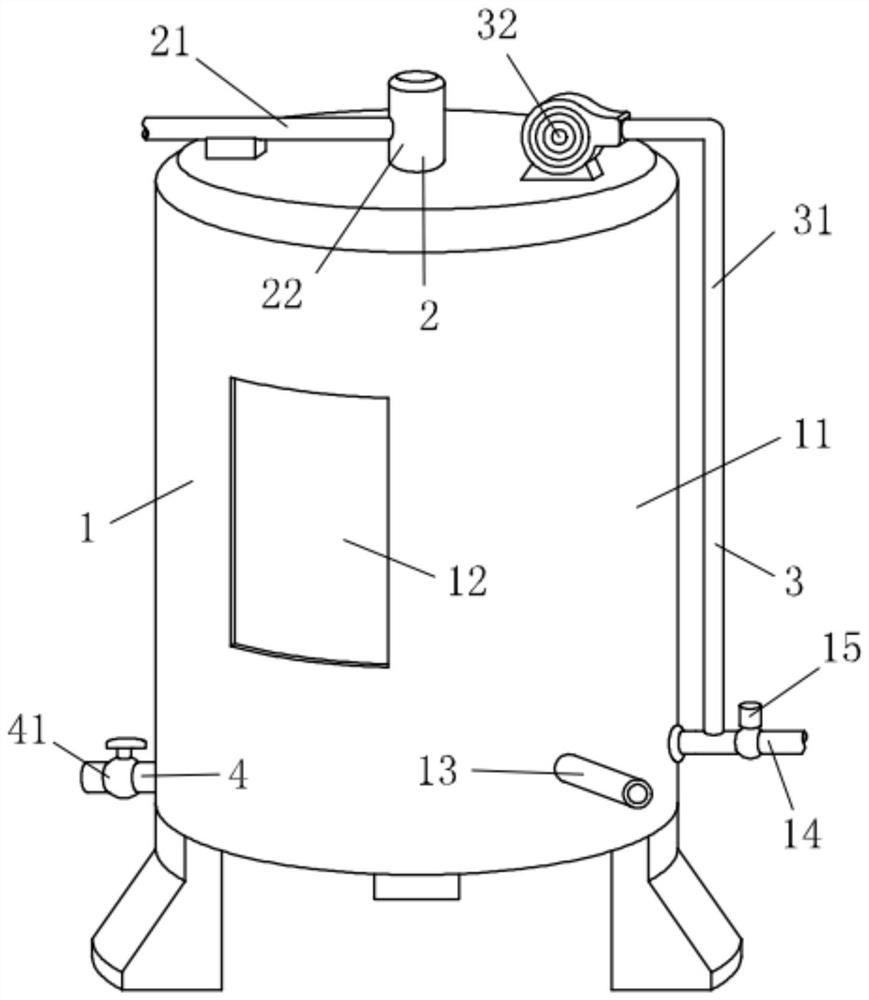 A kind of hydrogen sulfide treatment equipment in oil and gas fields