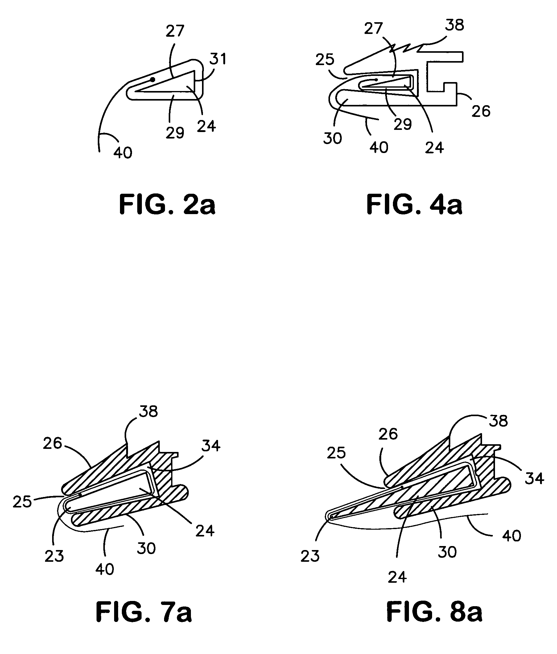 Flexible material tri-wedge bar and clamp assembly for use with a tensioning device