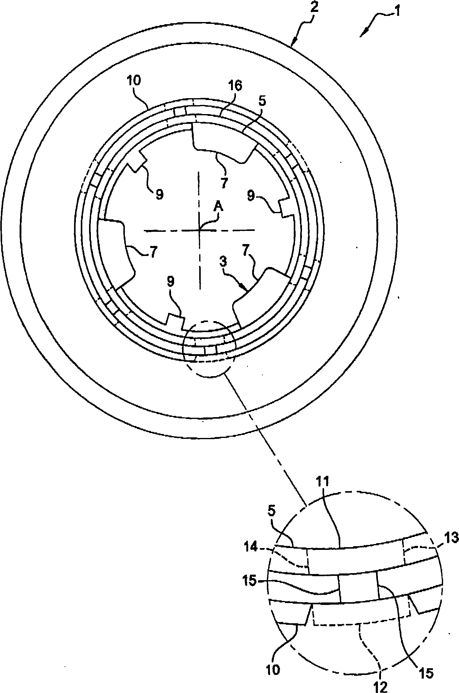 Support device for the motor of a heating and/or air-conditioning ventilation system