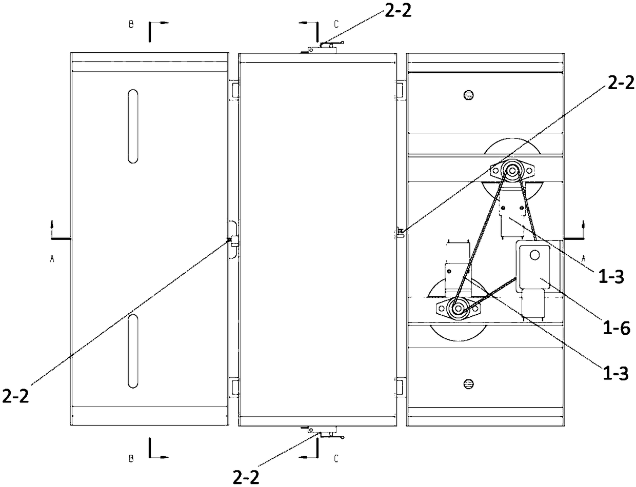 A modular stair sweeper and method of operation thereof