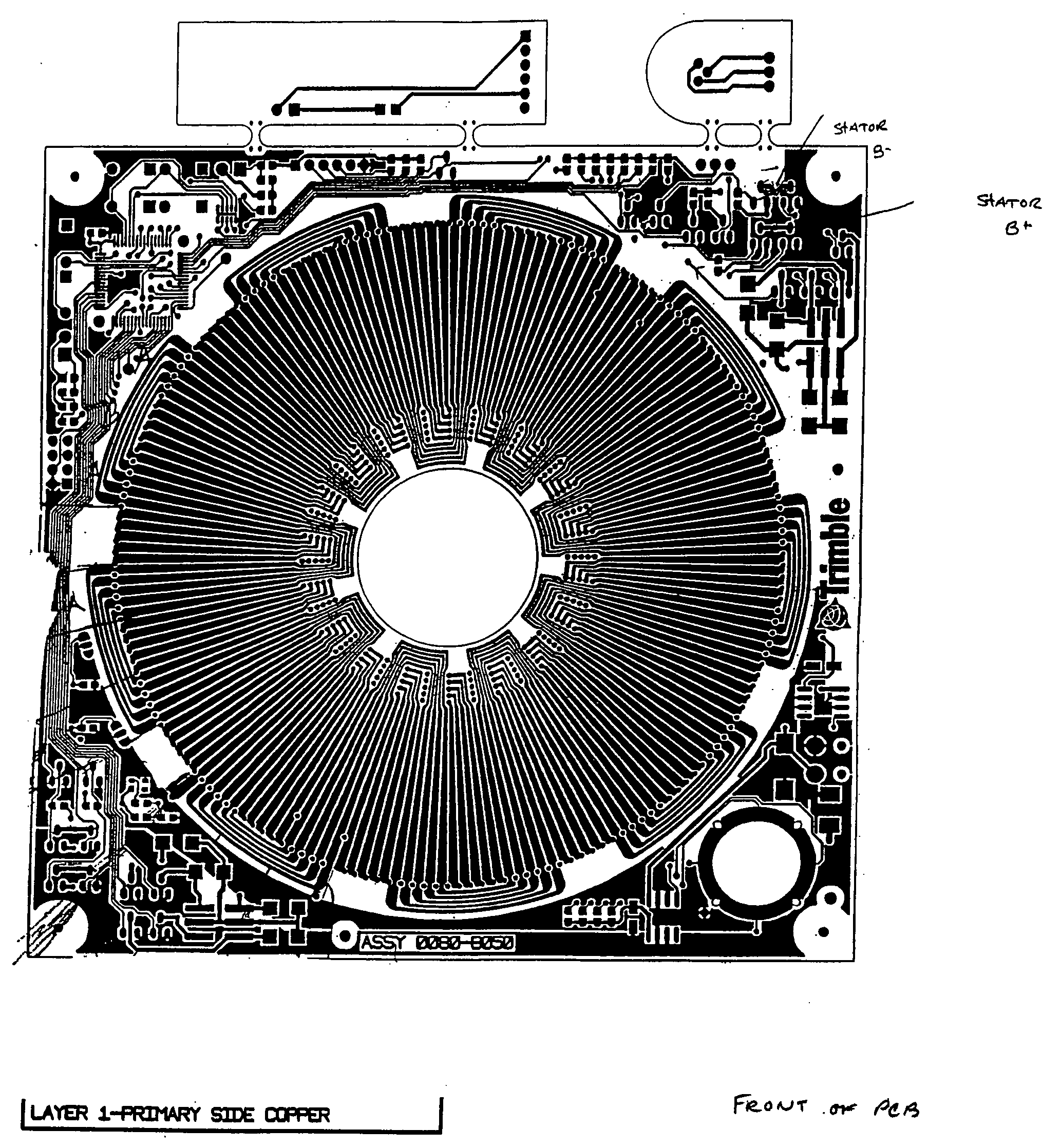 Printed circuit board motor