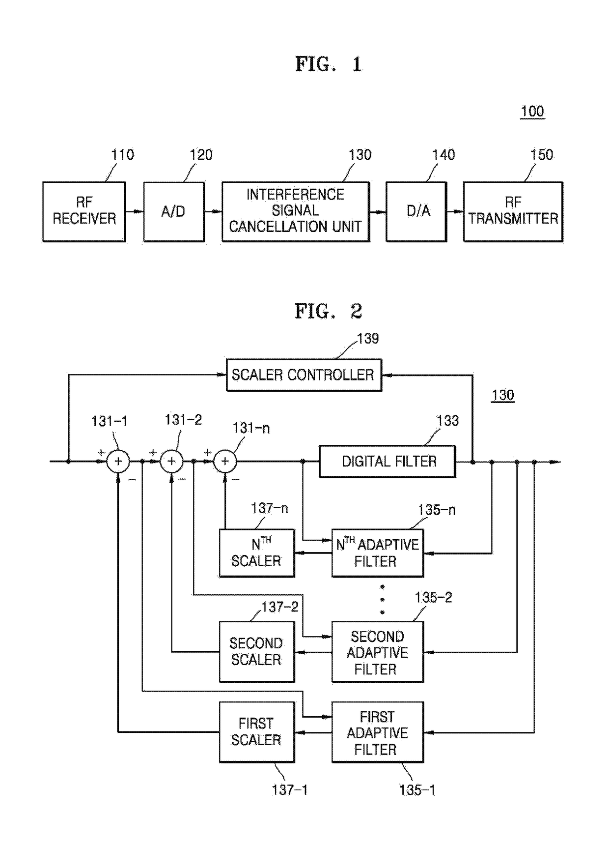 Interference cancellation repeater