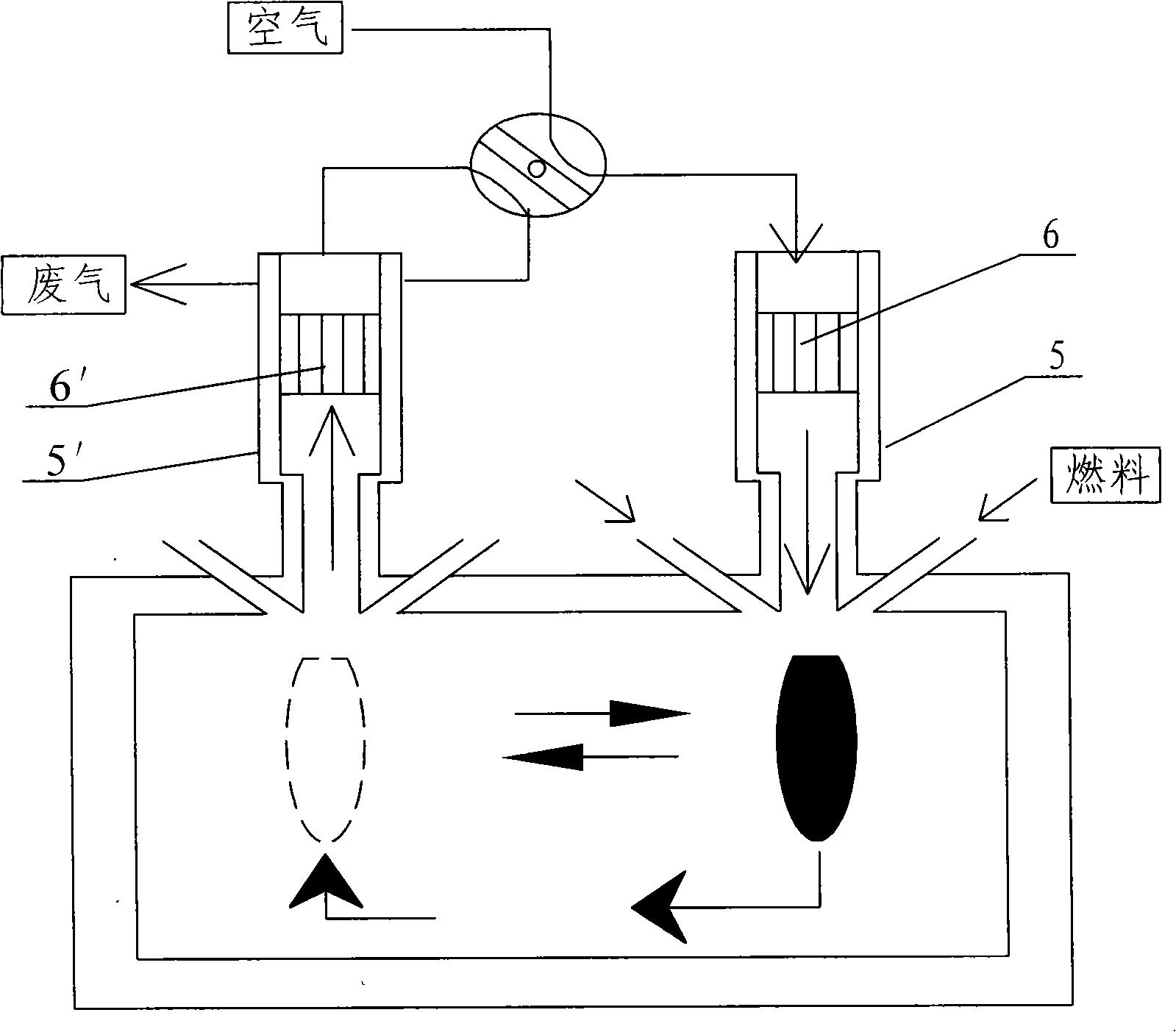 Heat accumulated type lead-melting furnace
