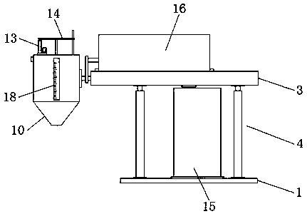 Welding flux feeding device